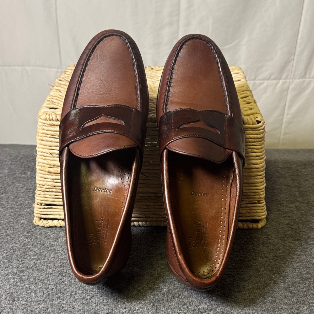 Allen Edmonds Darien Dark Brown Penny Loafers Men’s‎ 10D Made in USA - Picture 11 of 11